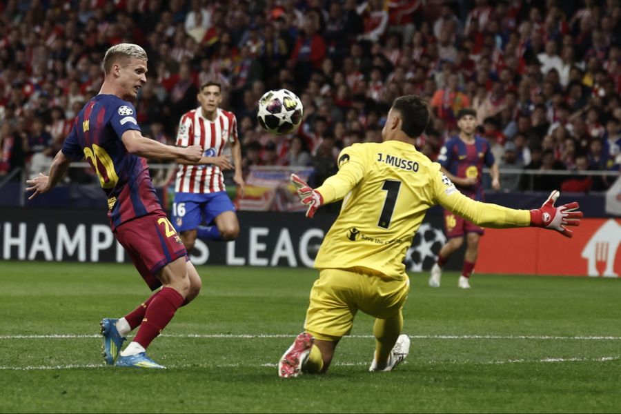 Immer wieder muss Goalie Musso in höchster Not eingreifen.