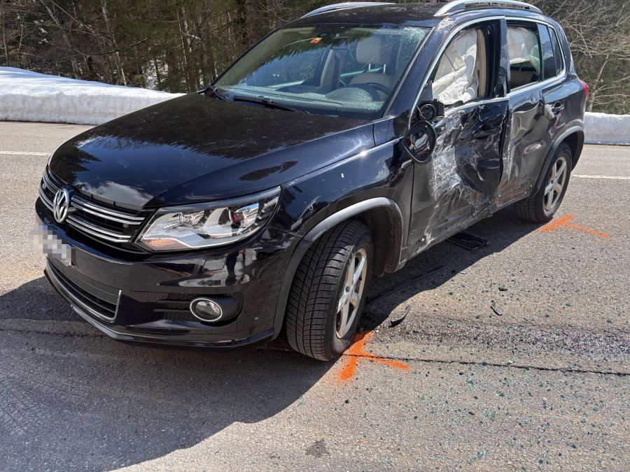 Der Autofahrer wurde leicht verletzt ins Spital gebracht.