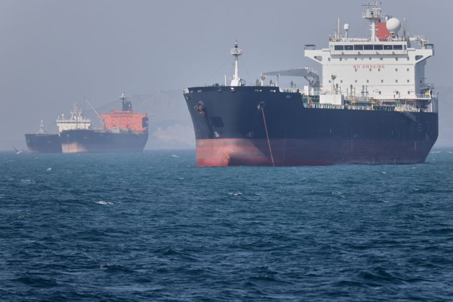 Öl-Tanker Strasse von Hormus