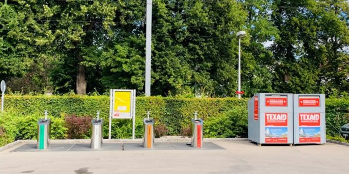 Die Sammelstellen für Wertstoffe in Bottmingen werden gewartet.