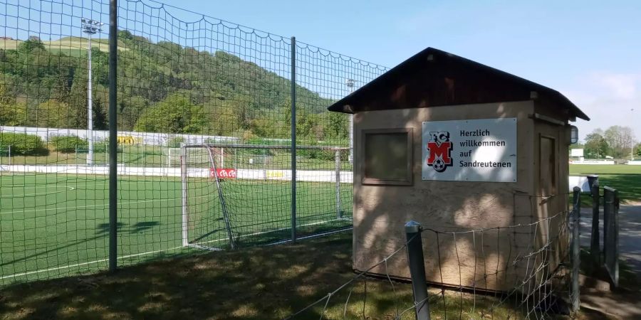 Die Sportanlage Sandreutenen in Münsingen.