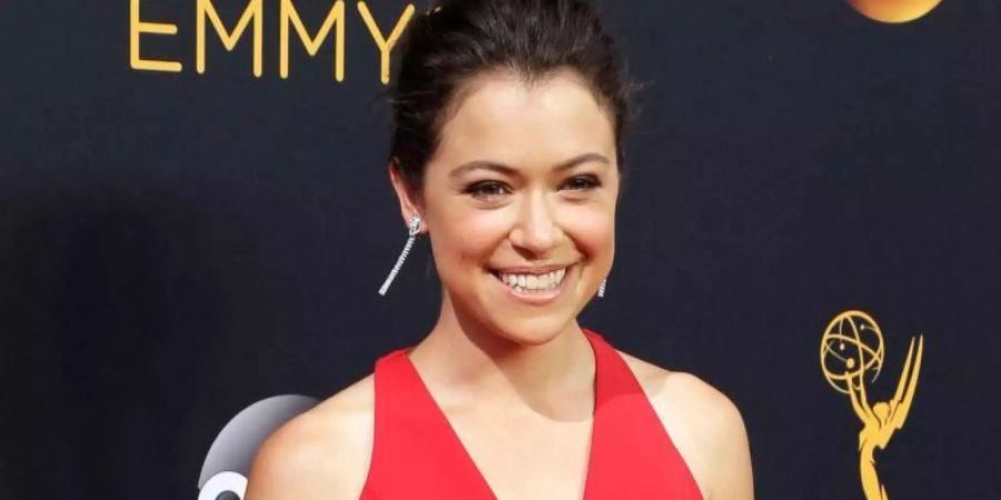 Die kanadische Schauspielerin Tatiana Maslany trifft sich noch einmal mit alten Kollegen. Foto: Paul Buck/EPA/dpa