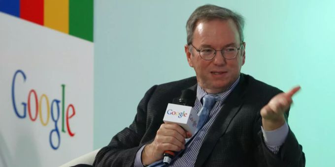 Eric Schmidt, ehemaliger CEO von Google. eric schmidt