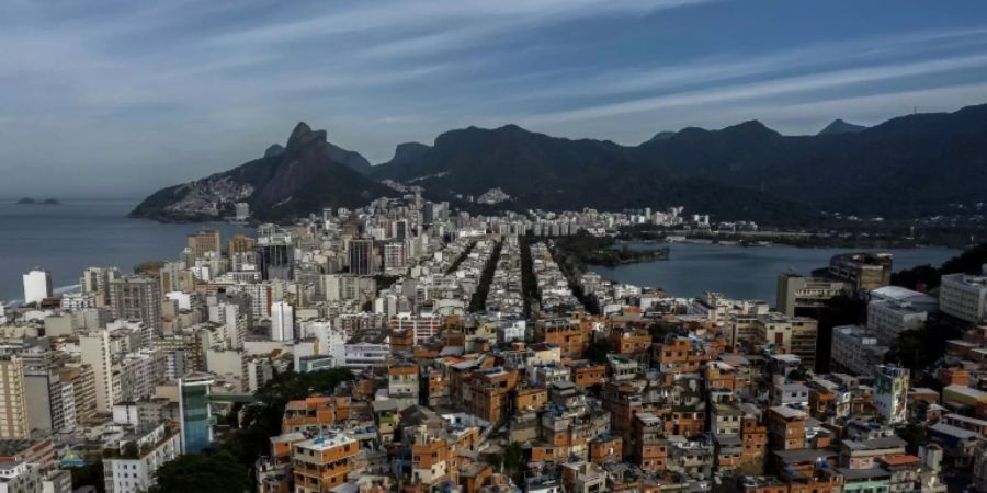 Das Armenviertel Pavao-Pavaozinho in Rio de Janeiro