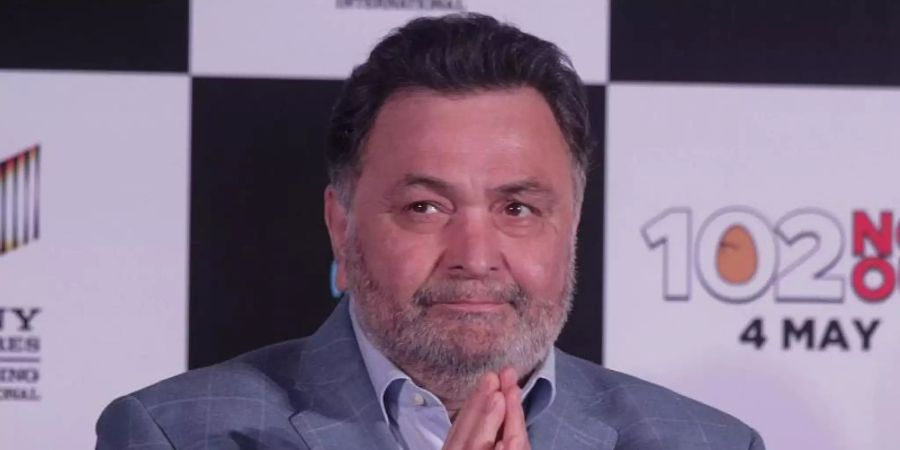 Rishi Kapoor ist tot. Foto: Rafiq Maqbool/AP/dpa