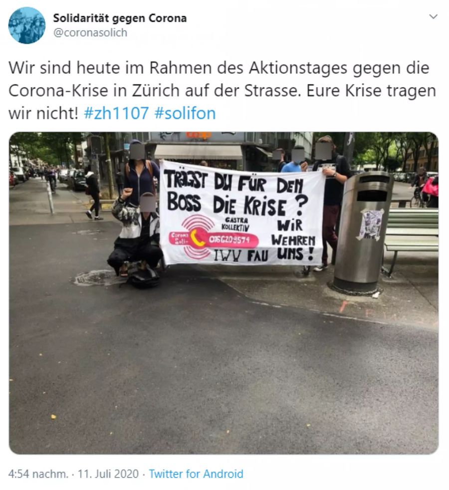 demo zürich