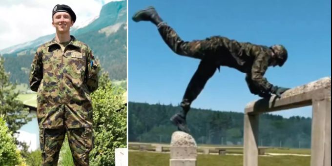 Diesmal im Militär! - Nächster Irrsinns-Parcour von Andri Ragettli