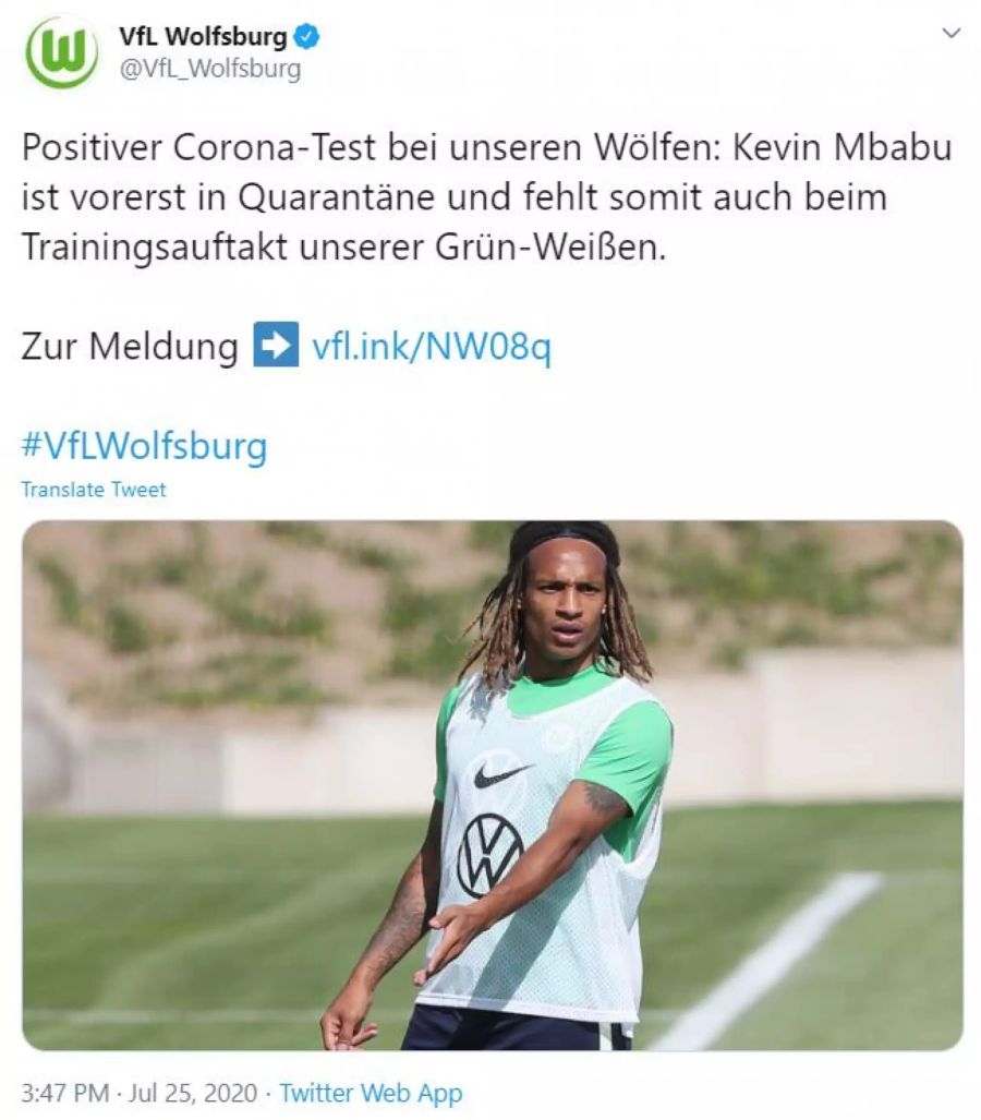 Kevin Mbabu Coronavirus