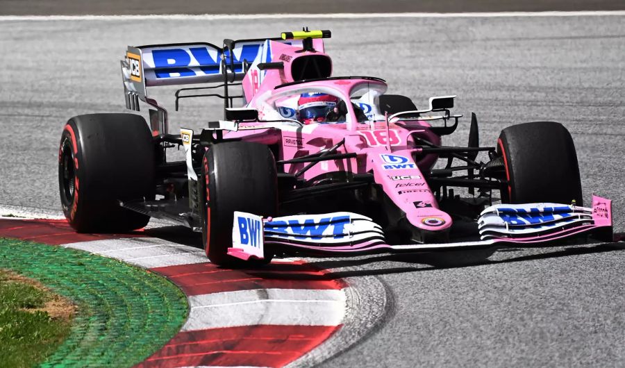 Lance Stroll am Steuer des Racing Point RP20.