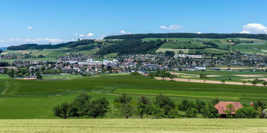 Blick auf Konolfingen.