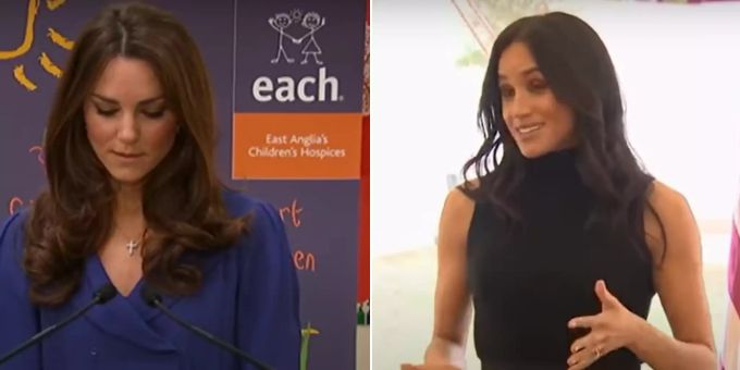Meghan Markle konnte besser Reden schwingen als Kate. meghan markle