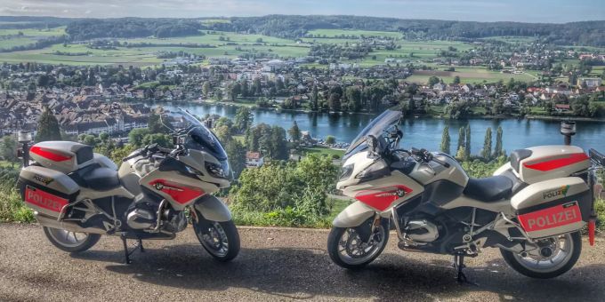 2-Rad-Kontrolle der Schaffhauser Polizei. 2-Rad-Kontrolle der Schaffhauser Polizei