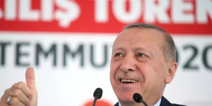 Recep Tayyip Erdogan, Präsident der Türkei. Erdogan