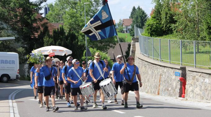 Empfang nach dem ETF 2019 in Aarau. TV Leutwil