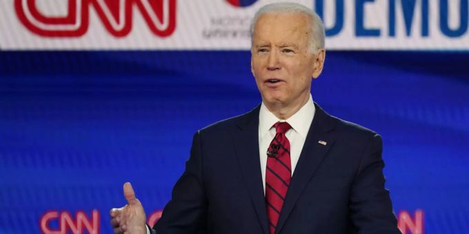 Der Präsidentschaftskandidat der Demokraten: Joe Biden. Joe Biden