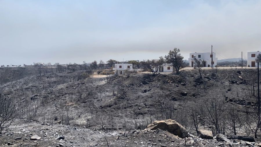 klimawandel hitze rhodos