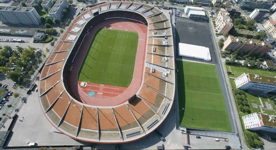 Das Letzigrund-Stadion in Zürich ist ansonsten das Heimstadion vom FCZ und von GC.