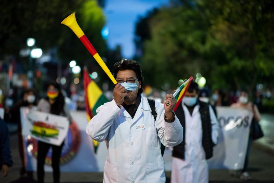 Protest in Bolivien