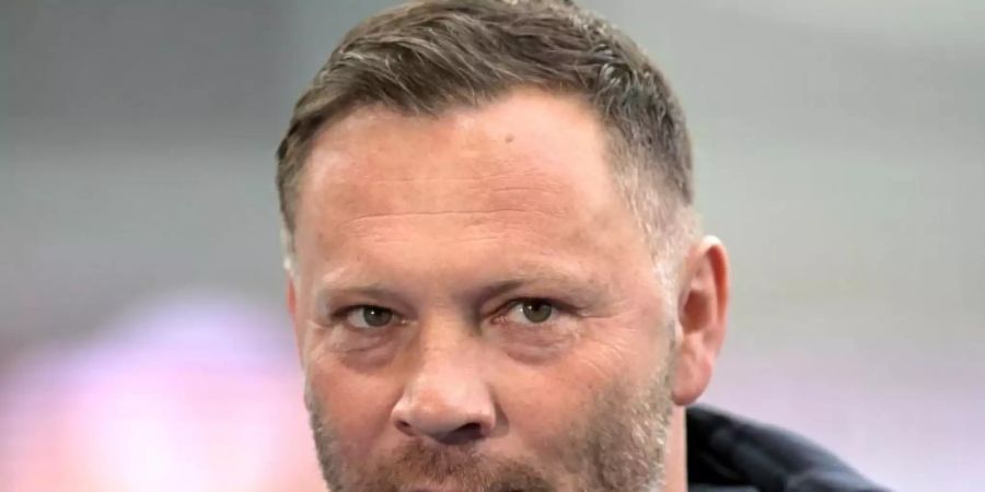 Hertha-Trainer Pal Dardai ist nach seiner Corona-Infektion aus der Quarantäne. Foto: Soeren Stache/dpa-Zentralbild POOL/dpa