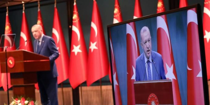 Der türkische Präsident Recep Tayyip Erdogan Der türkische Präsident Recep Tayyip Erdogan