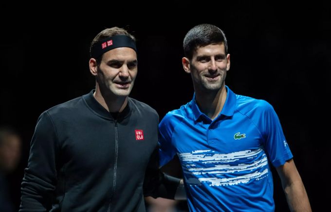 Im Head-2-Head liegt Novak Djokovic gegen Roger Federer knapp vorne. djokovic