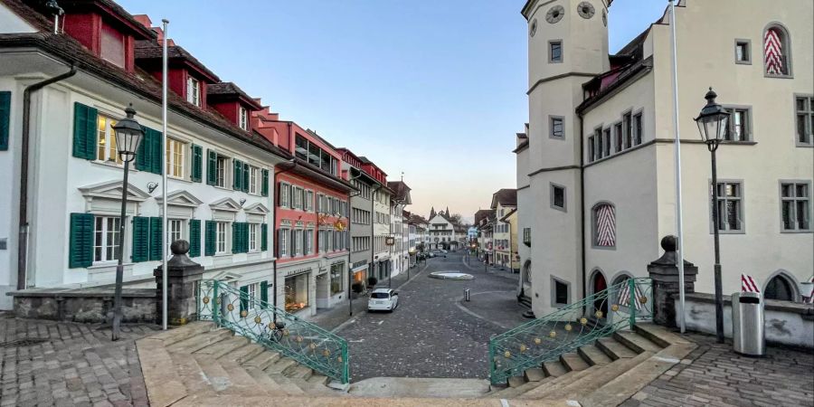 Die Altstadt der Gemeinde Sursee.