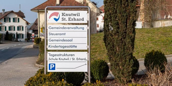 Das Gemeindehaus in Knutwil. Das Gemeindehaus in Knutwil.