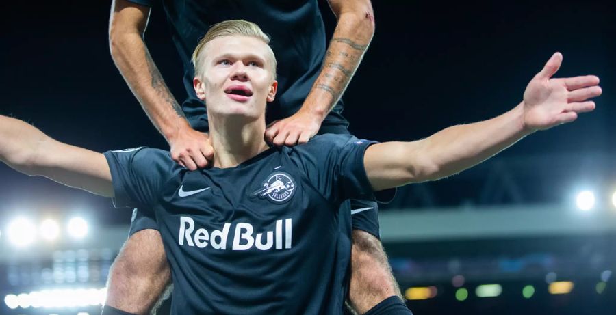 Mit starken Leistungen bei Red Bull Salzburg zog Erling Haaland die Blicke von Fussball-Europa auf sich.