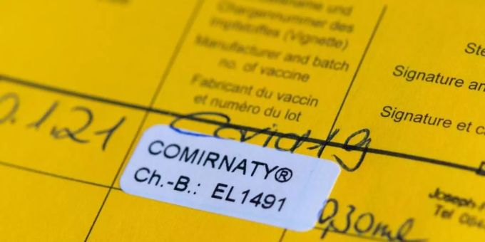 In Frankreich sind die Behörden auf 182'000 gefälschte Gesundheitspässe gestossen. Foto: Sven Hoppe/dpa Impfpass