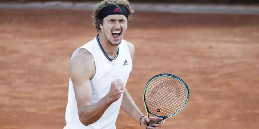 Ist vor den French Open selbstbewusst: Alexander Zverev. Foto: Alessandra Tarantino/AP/dpa