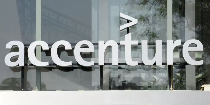 Das Logo von Accenture. Accenture