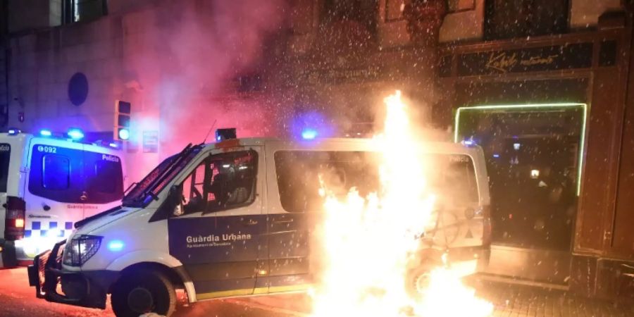 Ausschreitungen in Barcelona