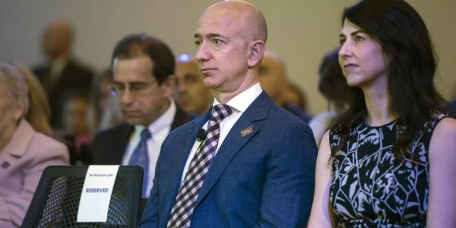 Da waren sie noch verheiratet: MacKenzie Scott und Jeff Bezos.