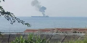 Syrien Tanker Drohne Feuer