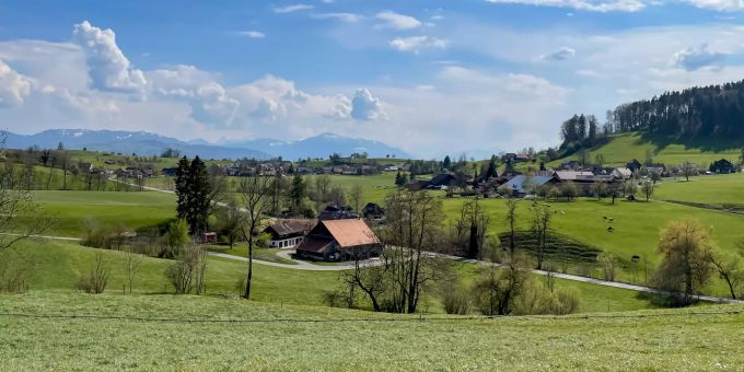 Landschaftsfoto von Rifferswil. Landschaftsfoto von Rifferswil.
