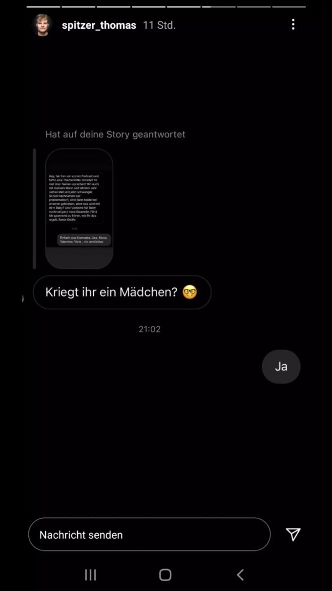 Hazel Brugger und ihr Thomas bekommen ein Mädchen. thomas