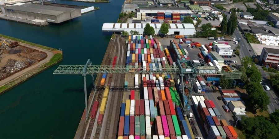 Containerterminal in Dortmund