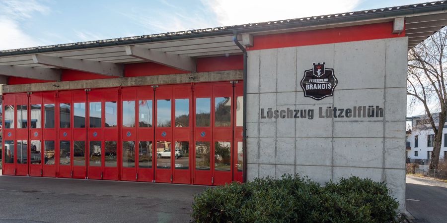Das Feuerwehrmagazin der Feuerwehr Brandis Notfalldienste an der Alpenstrasse in Lützelflüh.