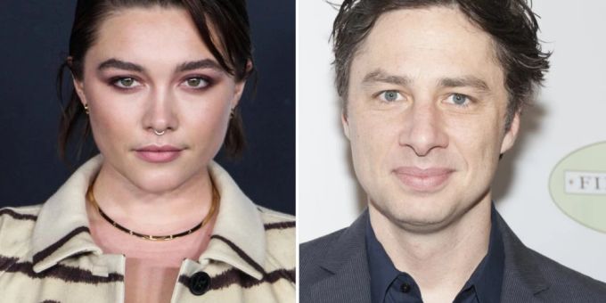 Florence Pugh und Zach Braff waren drei Jahre in einer Beziehung.