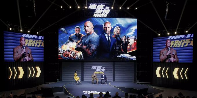 Eine «The Fast and The Furious»-Premiere in China. fast & furious 9