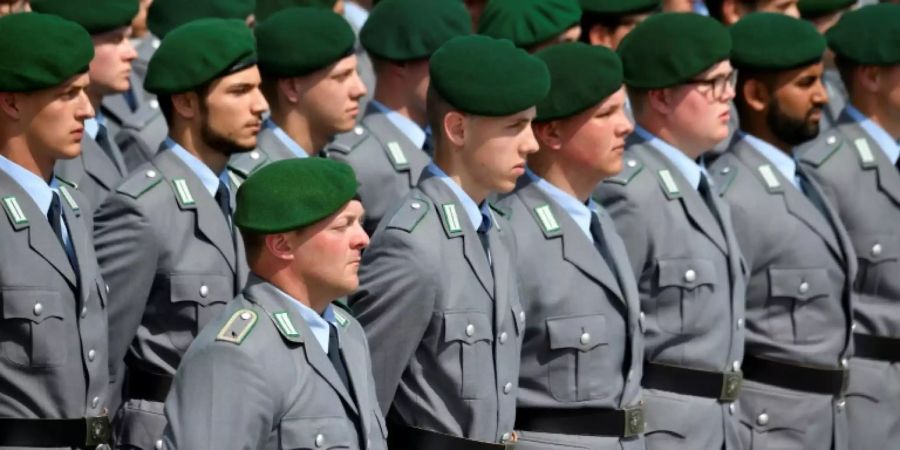 Rekruten der Bundeswehr