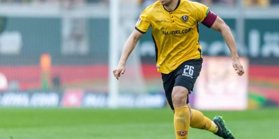 Wechselt in der 2. Bundesliga von Dynamo Dresden zu Erzgebirge Aue: Sören Gonther. Foto: Robert Miachel