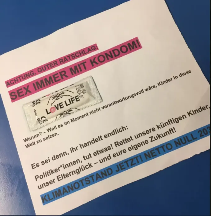 Den Klimawandel Mit Kondomen Und Ecopop Argument Bekampfen