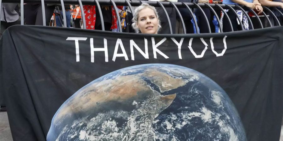 Greta Thunberg wurde in Manhattan von Hunderten Schaulustigen empfangen.