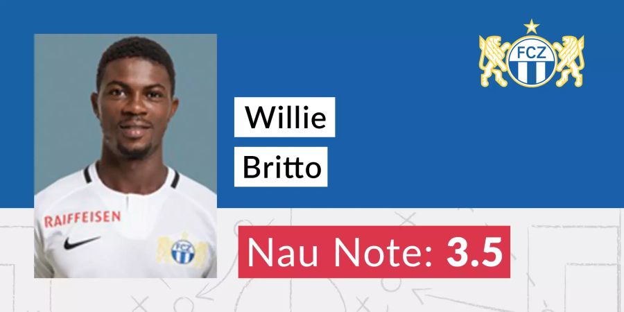 Die Nau-Note für Willie Britto.