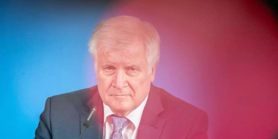 Bundesinnenminister Horst Seehofer trifft die Innenminister der Union in Dresden. Foto: Kay Nietfeld