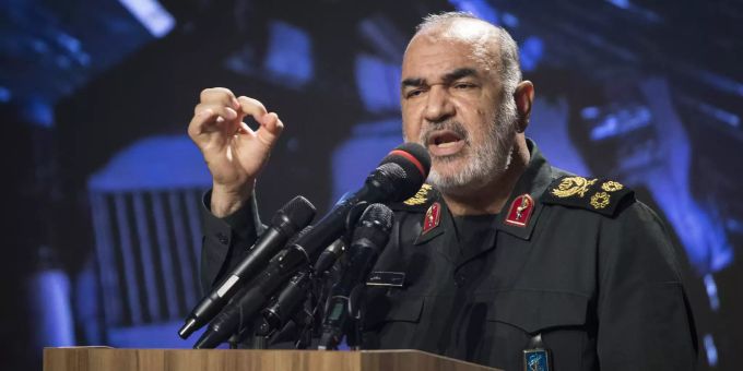 Hussein Salami, Anführer der iranischen Revolutionsgarden, drohte mit einem «Krieg ohne Grenzen». hussein salami
