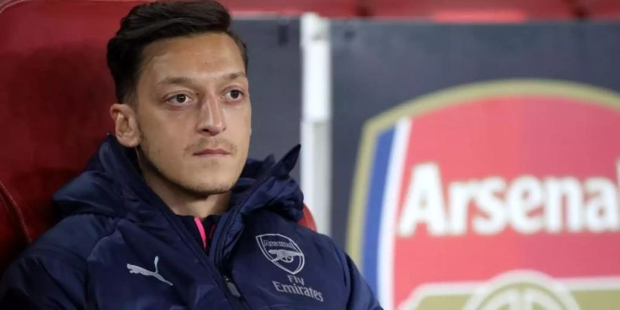 Pausiert nach einmal Startelf wieder beim FC Arsenal: Mesut Özil. Foto: Nick Potts/PA Wire