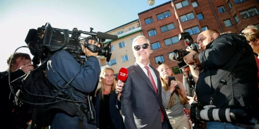 O'Brien bei einem Gerichtstermin von Rapper ASAP Rocky