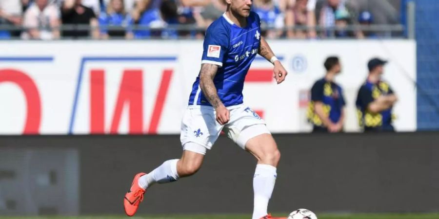 Marcel Franke in Aktion. Der Verteidiger wurde von Hannover 96 verpflichtet. Foto: Silas Stein